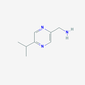 (5-Isopropylpyrazin-2-YL)methylamine