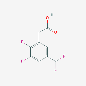 2,3-Difluoro-5-(difluoromethyl)phenylacetic acid