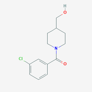 molecular formula C13H16ClNO2 B1486352 [1-(3-氯苯甲酰)哌啶-4-基]甲醇 CAS No. 1082861-90-2