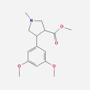 Methyl 4-(3,5-dimethoxyphenyl)-1-methylpyrrolidine-3-carboxylate