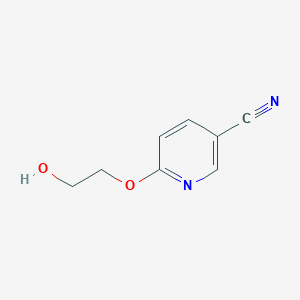 B1486353 6-(2-Hydroxyethoxy)nicotinonitrile CAS No. 1019568-11-6