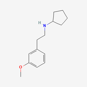B1486355 N-[2-(3-methoxyphenyl)ethyl]cyclopentanamine CAS No. 1158694-62-2