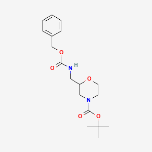 Benzyl (4-(tert-butoxycarbonyl)morpholin-2-YL)methylcarbamate