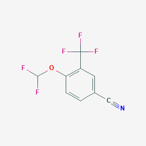 4-Difluoromethoxy-3-(trifluoromethyl)benzonitrile