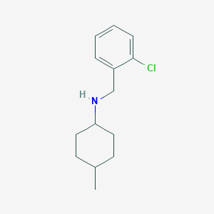 B1486359 N-[(2-chlorophenyl)methyl]-4-methylcyclohexan-1-amine CAS No. 1041563-42-1