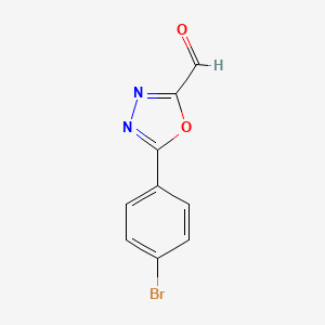 5-(4-Bromophenyl)-1,3,4-oxadiazole-2-carbaldehyde