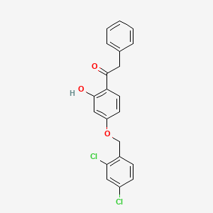 1-(4-(2,4-Dichlorobenzyloxy)-2-hydroxyphenyl)-2-phenylethanone