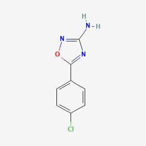B1486360 5-(4-Chlorophenyl)-1,2,4-oxadiazol-3-amine CAS No. 23275-53-8