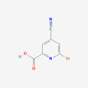 6-Bromo-4-cyanopicolinic acid