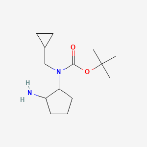 Tert-butyl (2-aminocyclopentyl)(cyclopropylmethyl)carbamate