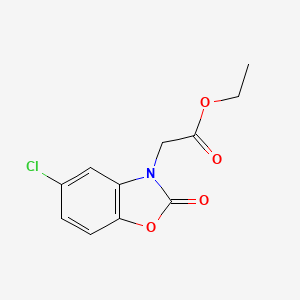 Ethyl 2-(5-chloro-2-oxobenzo[d]oxazol-3(2H)-yl)acetate