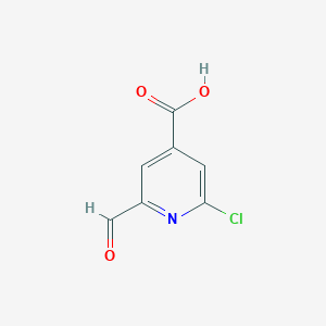 2-Chloro-6-formylisonicotinic acid