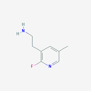 2-(2-Fluoro-5-methylpyridin-3-YL)ethan-1-amine