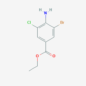 B1486372 Ethyl 4-amino-3-bromo-5-chlorobenzoate CAS No. 874779-56-3