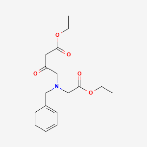 Ethyl 4-(benzyl(2-ethoxy-2-oxoethyl)amino)-3-oxobutanoate