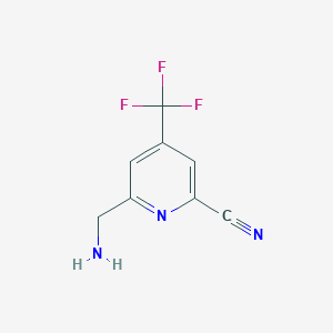 6-(Aminomethyl)-4-(trifluoromethyl)pyridine-2-carbonitrile