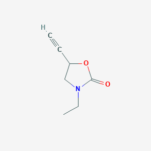 3-Ethyl-5-ethynyloxazolidin-2-one