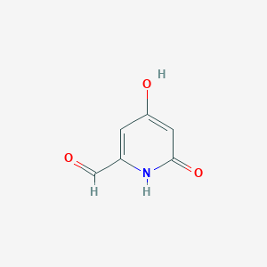 4,6-Dihydroxypyridine-2-carbaldehyde