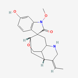 molecular formula C20H24N2O4 B14863862 (1S,2S,7Z,8R)-7-ethylidene-6'-hydroxy-1'-methoxyspiro[11-oxa-5-azatricyclo[6.3.1.04,9]dodecane-2,3'-indole]-2'-one 