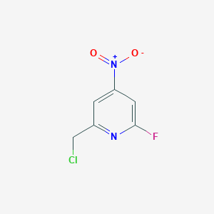 2-(Chloromethyl)-6-fluoro-4-nitropyridine