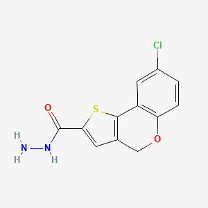 8-Chloro-4H-thieno[3,2-c]chromene-2-carbohydrazide