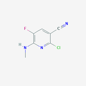 2-Chloro-5-fluoro-6-(methylamino)nicotinonitrile