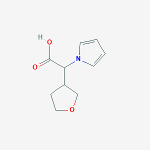 2-(1H-pyrrol-1-yl)-2-(tetrahydrofuran-3-yl)acetic acid