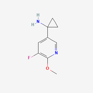 1-(5-Fluoro-6-methoxypyridin-3-YL)cyclopropanamine