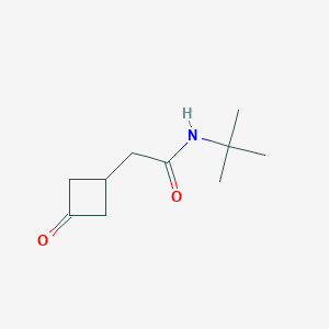 N-(tert-butyl)-2-(3-oxocyclobutyl)acetamide