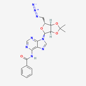 5'-Azido-N-benzoyl-5'-deoxy-2',3'-O-(1-methylethylidene)-adenosine