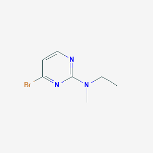 molecular formula C7H10BrN3 B14863948 4-Bromo-N-ethyl-N-methylpyrimidin-2-amine 