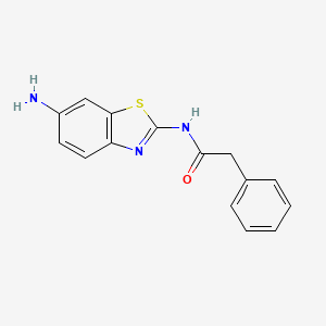 N-(6-amino-1,3-benzothiazol-2-yl)-2-phenylacetamide