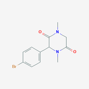 3-(4-Bromophenyl)-1,4-dimethylpiperazine-2,5-dione