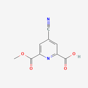 4-Cyano-6-(methoxycarbonyl)pyridine-2-carboxylic acid