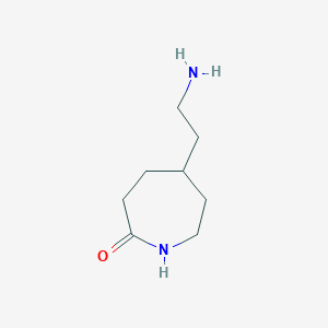 5-(2-Aminoethyl)azepan-2-one