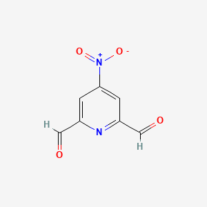 4-Nitropyridine-2,6-dicarbaldehyde