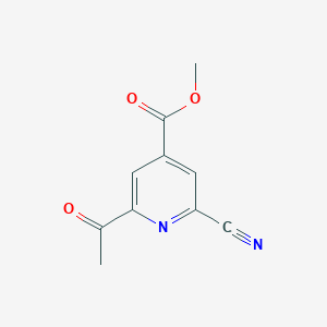 Methyl 2-acetyl-6-cyanoisonicotinate