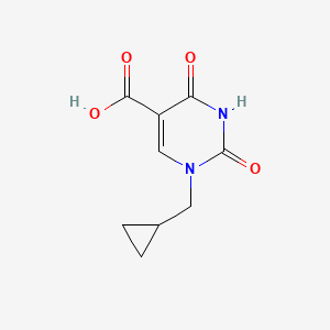 1-(Cyclopropylmethyl)-2,4-dioxo-1,2,3,4-tetrahydropyrimidine-5-carboxylic acid