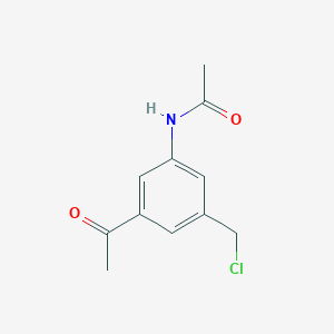 N-(3-Acetyl-5-(chloromethyl)phenyl)acetamide