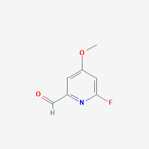 6-Fluoro-4-methoxypicolinaldehyde