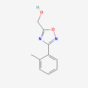 molecular formula C10H10N2O2 B14864168 [3-(2-Methylphenyl)-1,2,4-oxadiazol-5-yl]methanol 