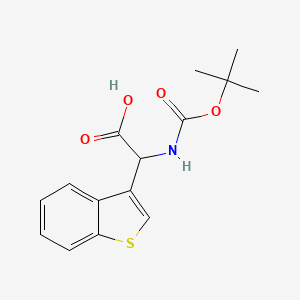 Benzo[B]thiophen-3-YL-tert-butoxycarbonylamino-acetic acid