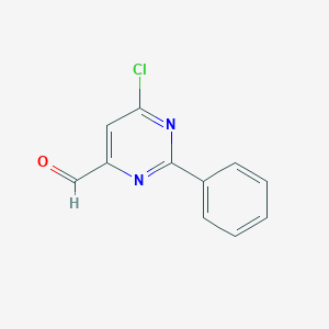 6-Chloro-2-phenylpyrimidine-4-carbaldehyde