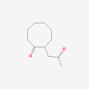 2-(2-Oxopropyl)cyclooctanone