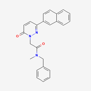 N-benzyl-N-methyl-2-(3-(naphthalen-2-yl)-6-oxopyridazin-1(6H)-yl)acetamide