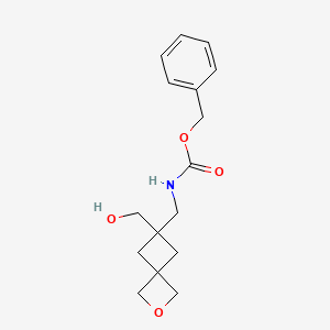 Benzyl ((6-(hydroxymethyl)-2-oxaspiro[3.3]heptan-6-yl)methyl)carbamate