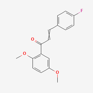 1-(2,5-Dimethoxyphenyl)-3-(4-fluorophenyl)prop-2-en-1-one