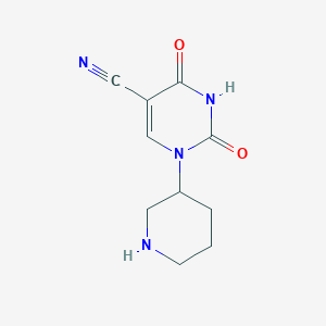 2,4-Dioxo-1-(piperidin-3-yl)-1,2,3,4-tetrahydropyrimidine-5-carbonitrile