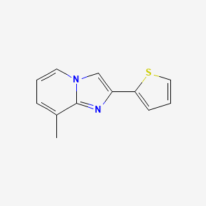 8-Methyl-2-(thiophen-2-yl)imidazo[1,2-a]pyridine