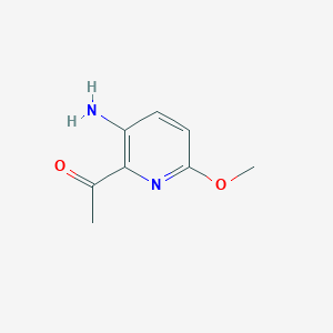 1-(3-Amino-6-methoxypyridin-2-YL)ethanone